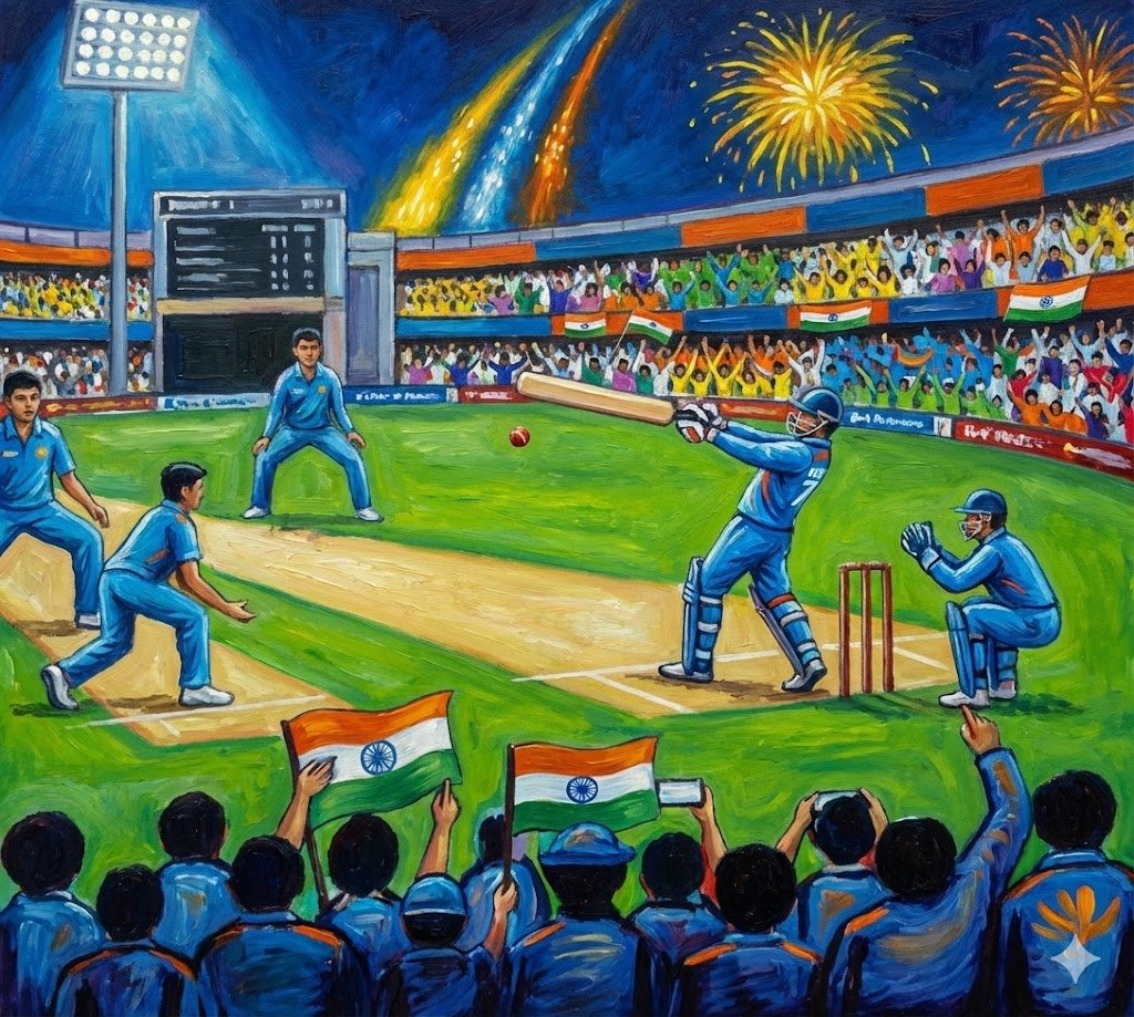 Cricket Scene